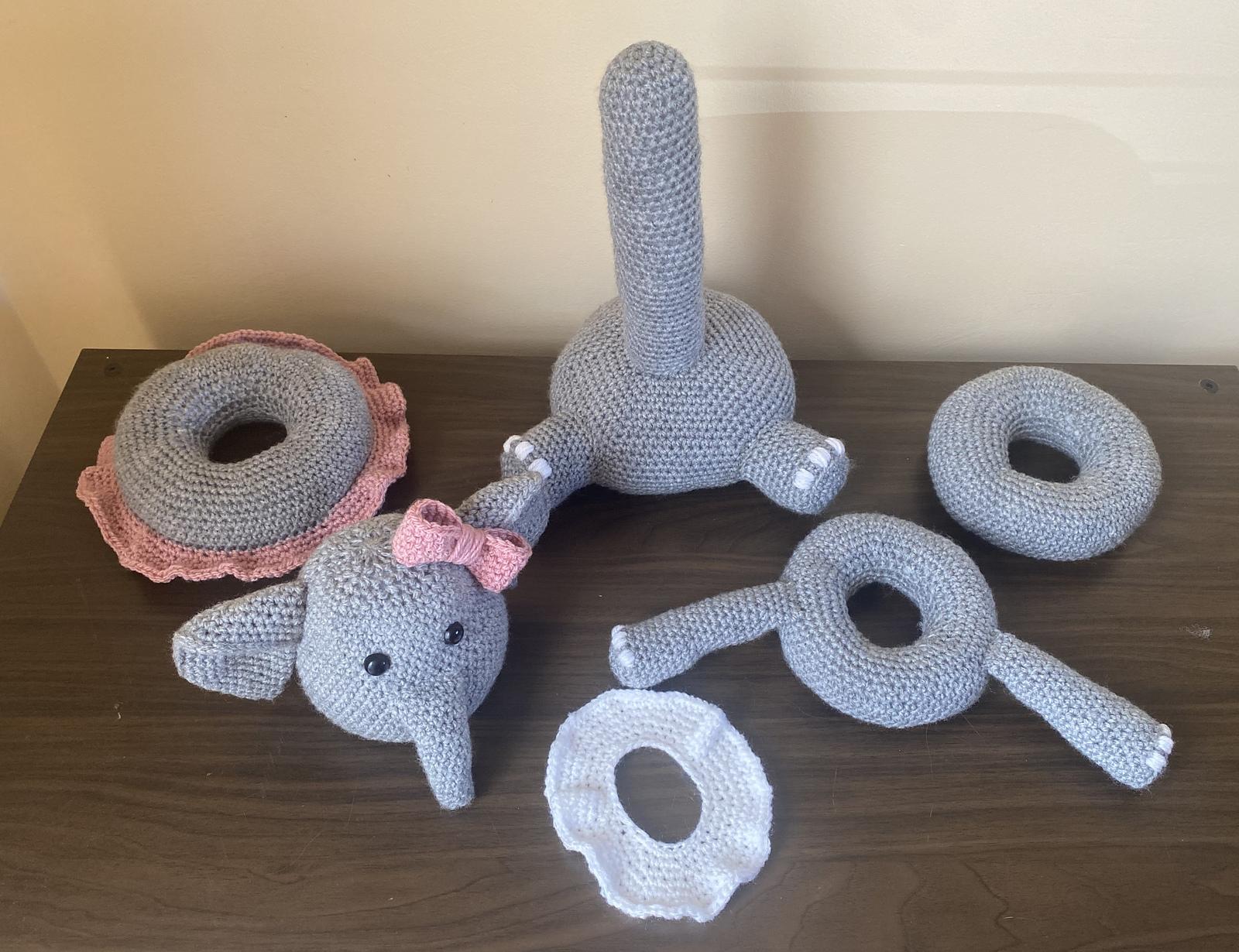 Elephant Ring Stacker Crochet Pattern