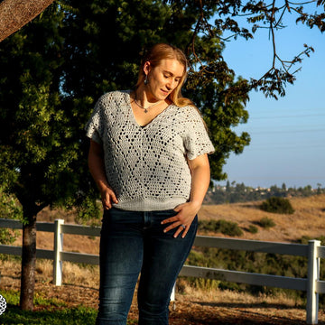 Diamond V Neck Top
