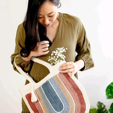 Boho Rainbow Revival Tote