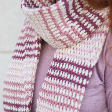 Prim Stripe Beanie + Scarf