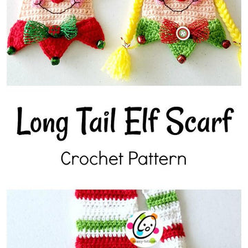 Long Tail Snappy Elf Scarf