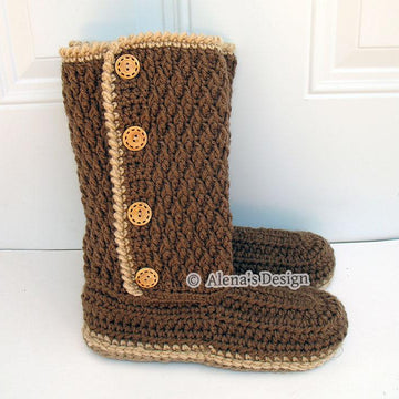 Buttoned Women's Boots