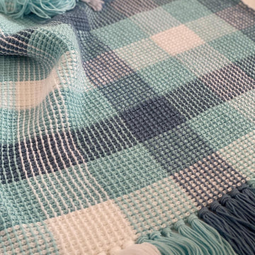 Gingham Crochet Blanket