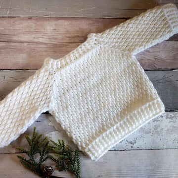 Alpine Frost Baby Sweater
