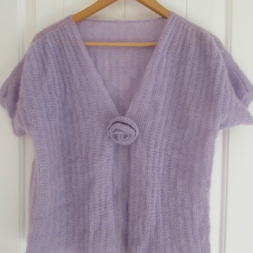 Rib and Flower Shrug