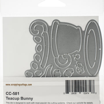 CottageCutz Dies - Teacup Bunny 2.4"X3"