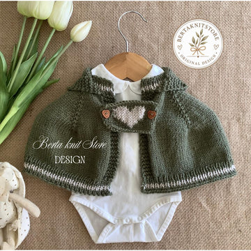 Little Heart Hooded Cape