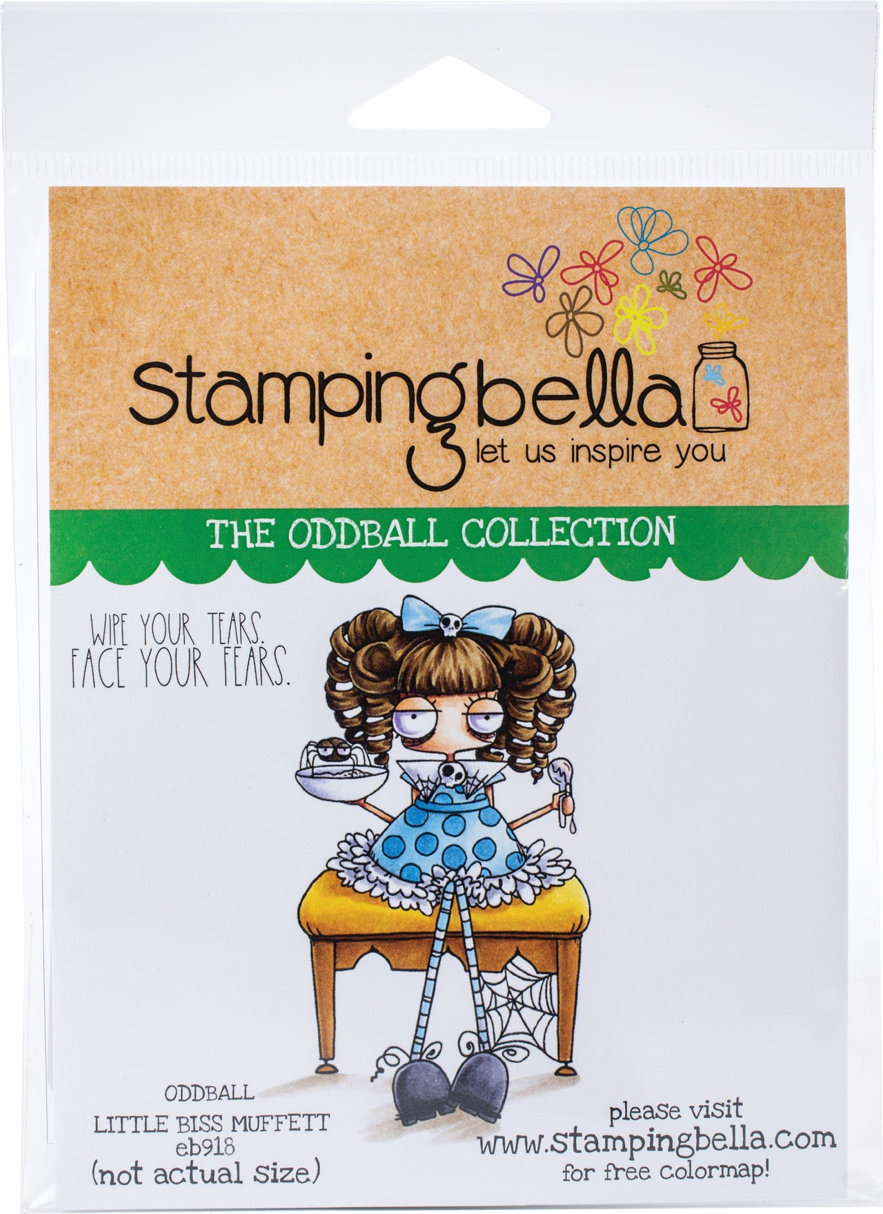 Stamping Bella Cling Stamps - Oddball Little Miss Muffett