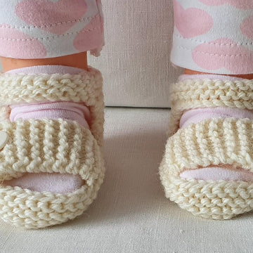 Larissa - 8ply buttoned baby sandals