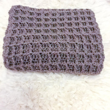 Chunky Waffle Infinity Scarf