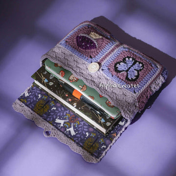 Butterfly and Mushroom Book Sleeve Bag
