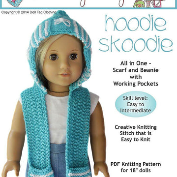Hoodie Skoodie for 18 inch doll