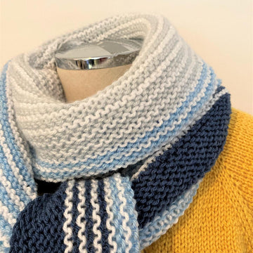 MiNE - Garter Triangle Shawl