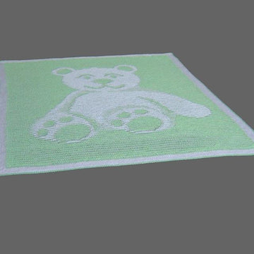 Teddy Bear Illusion Blanket and Cushion