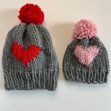 Big Heart Beanie Patter