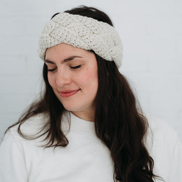 Braided Tunisian Ear Warmer