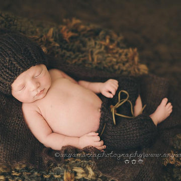 #48 Newborn chunky shorties set