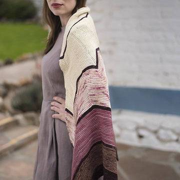 Cherry and Plum Shawl