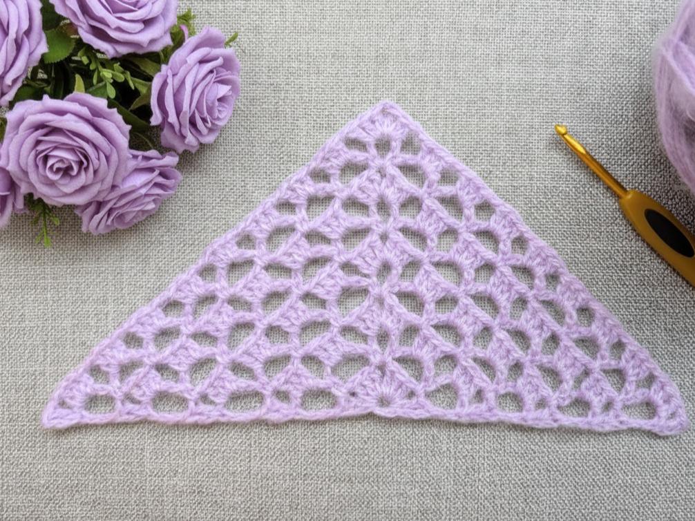 Crochet Bandana/Shawl Pattern/Chart #8