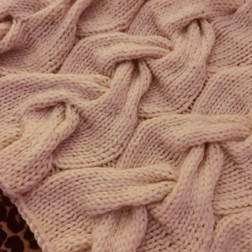 Wavy Cable Blanket Knitting Pattern