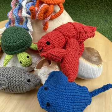 Sea creature full collection knitting pattern