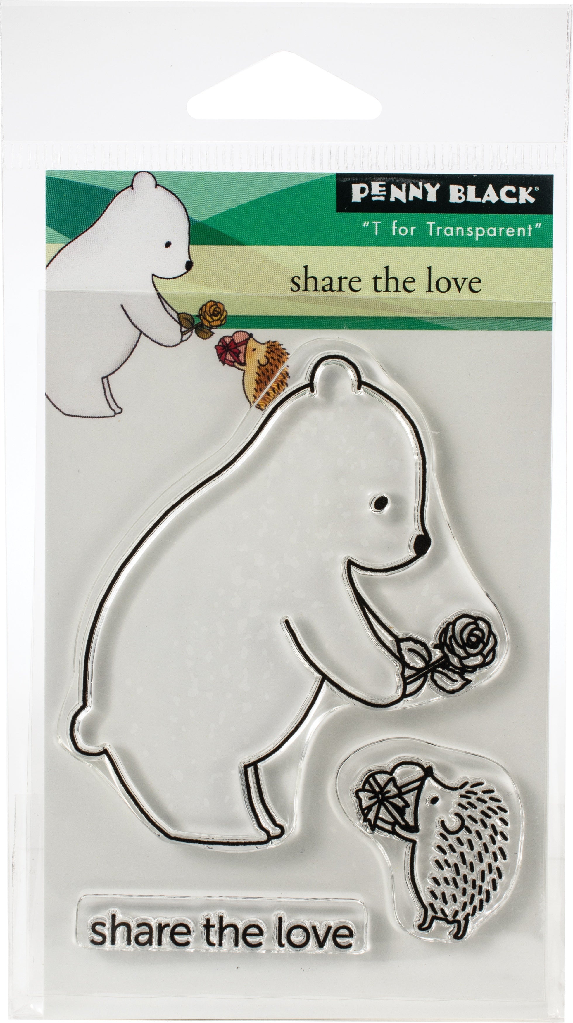 Penny Black Clear Stamps - Share The Love 3"X4"