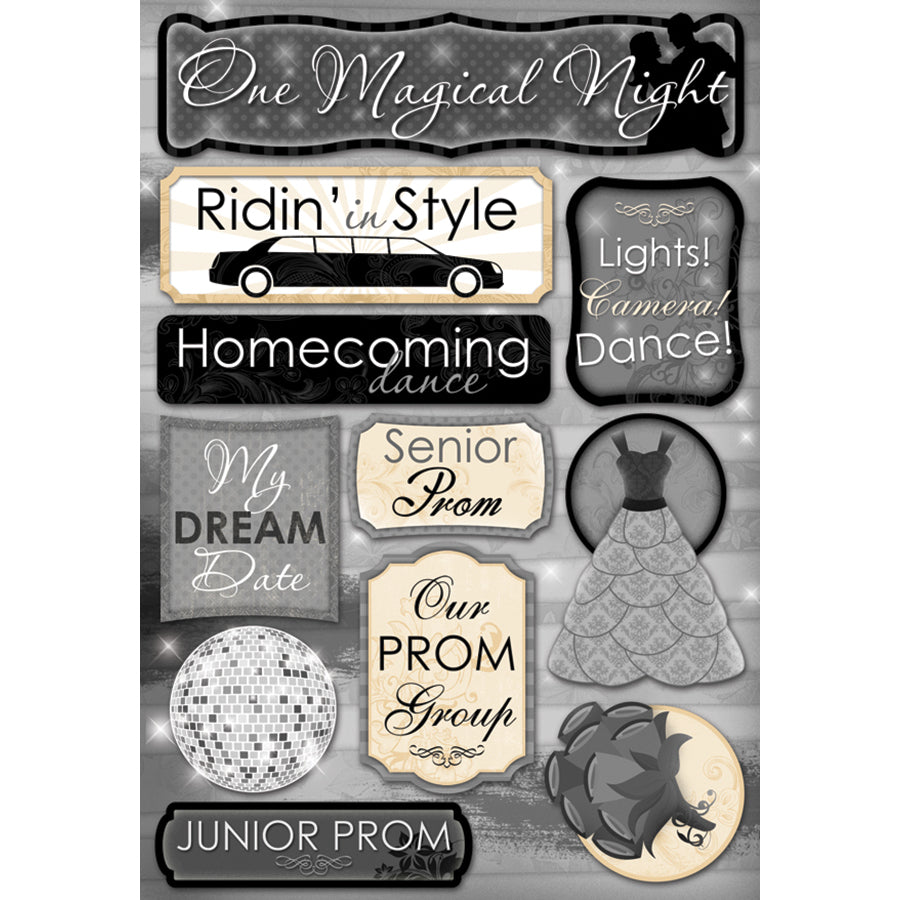 Karen Foster Cardstock Stickers - One Magical Night