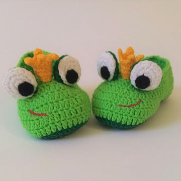 Newborn shoes Frog