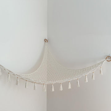 Bohemian Crochet Toy Hammock