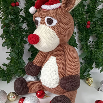 Rudolph the Red nosed Reindeer Crochet Pattern