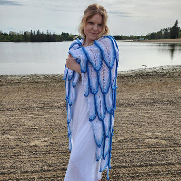 Guardian Angel Wings Shawl