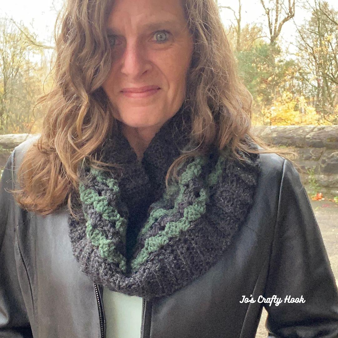 Rolling Shells Infinity Scarf