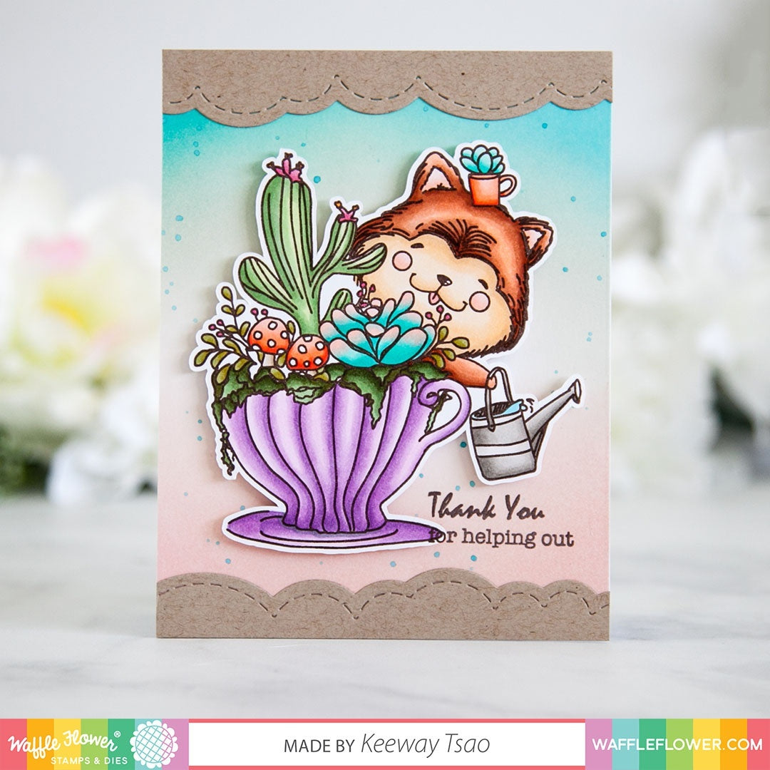 Waffle Flower Crafts Clear Stamps 4"X6" - Plant Kindness
