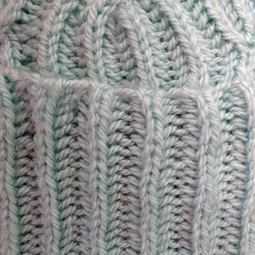 Wide Brioche Cable Hat