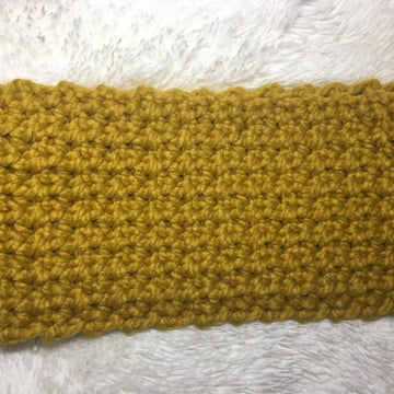 Textured crochet cowl