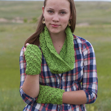Lastura Cowl & Fingerless Gloves