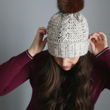 Rustic Cabled Toque