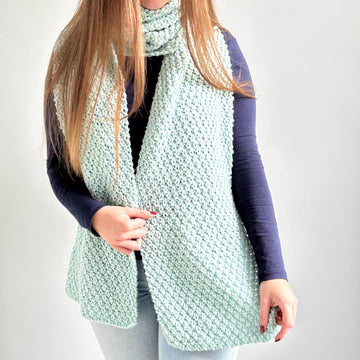 'Glacier Blue' Scarf