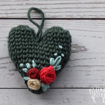 Embroider My Heart Ornament (2018006)