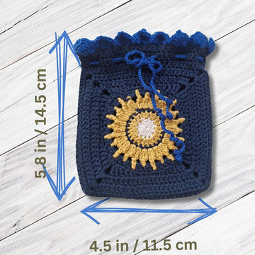 Celestial coin purse with lining