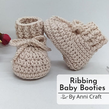 Ribbing Baby Booties