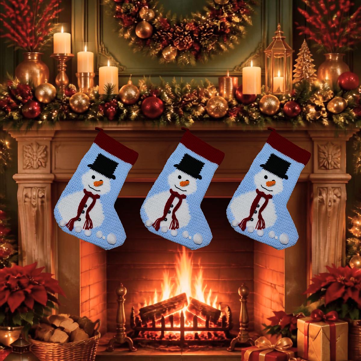Snowman Christmas Stocking