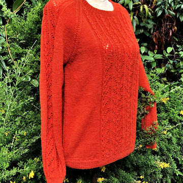 Light & Lacy Raglan Sweater