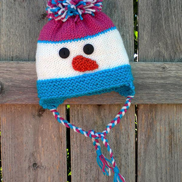 Snowman Hat with Earflaps