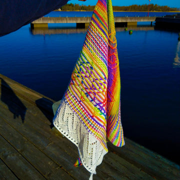 Unicorn Splash Shawl