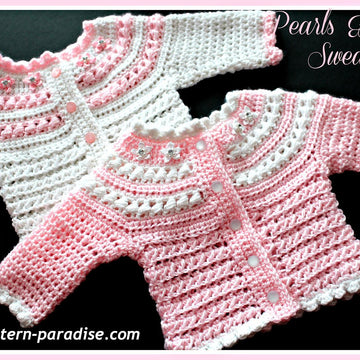 Pearls & Lace Sweater 14-138