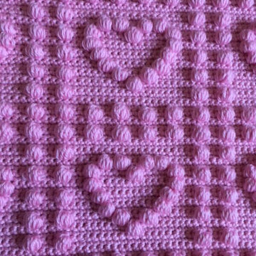 Love Hearts Baby Blanket