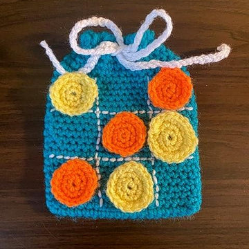 Checkers and Tic-Tac-Toe Crochet Patterns