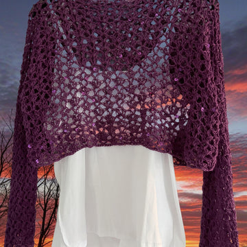 Sequin Crochet Top