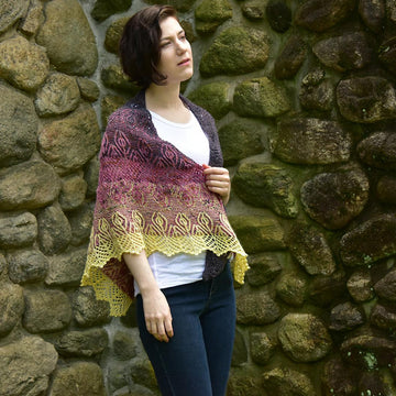 Berry Crumble Shawl